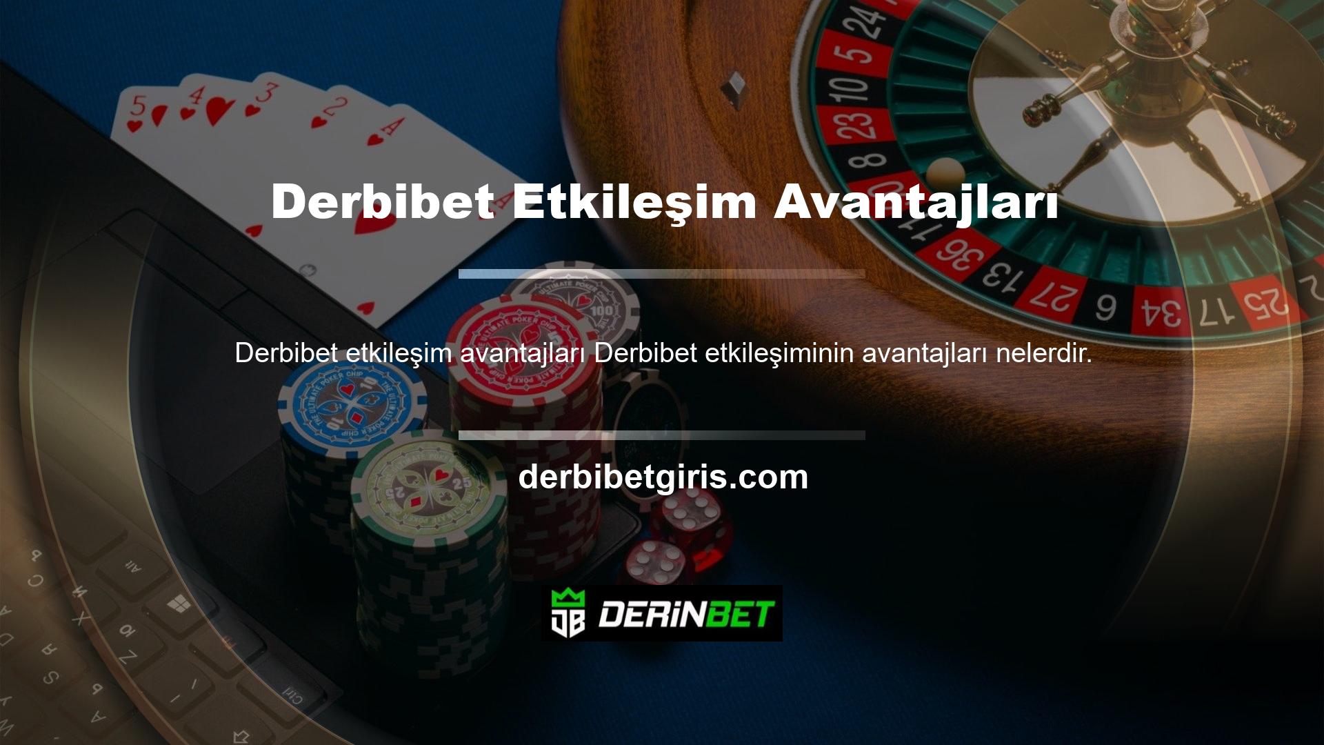 Derbibet etkileşim problemleri hakkında talihsiz olaylardan kaçınmak için, ister ister isteseniz de sizin için her şeyi tasarlayan ve sunan web sitesine giderseniz hiçbir şey görmeyeceksiniz